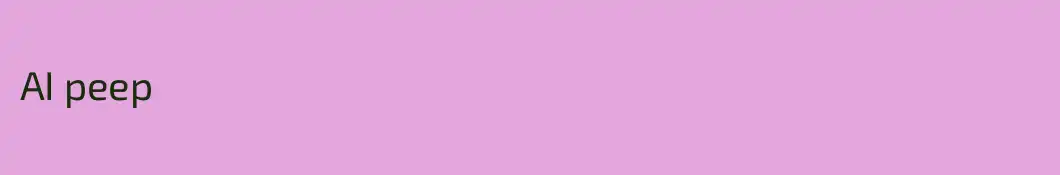 AI peep